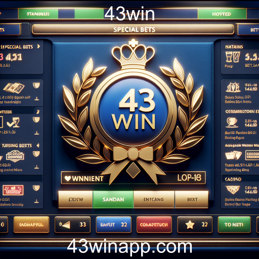 Explorando as Apostas Especiais no 43win: Emocionantes Oportunidades de Jogo